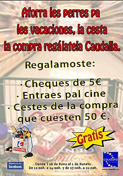 AFORRA LAS PERRES PA LES VACACIONES, LA CESTA LA COMPRA REG�LATELA CAUDALIA